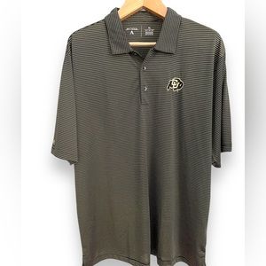 University of Colorado Buffaloes Performance Polo shirt short sleeve collared UC